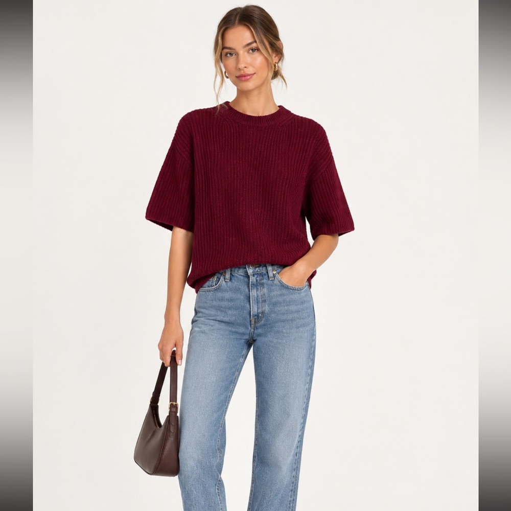 NWT STITCHES & STRIPES Harper Sweater Tee
